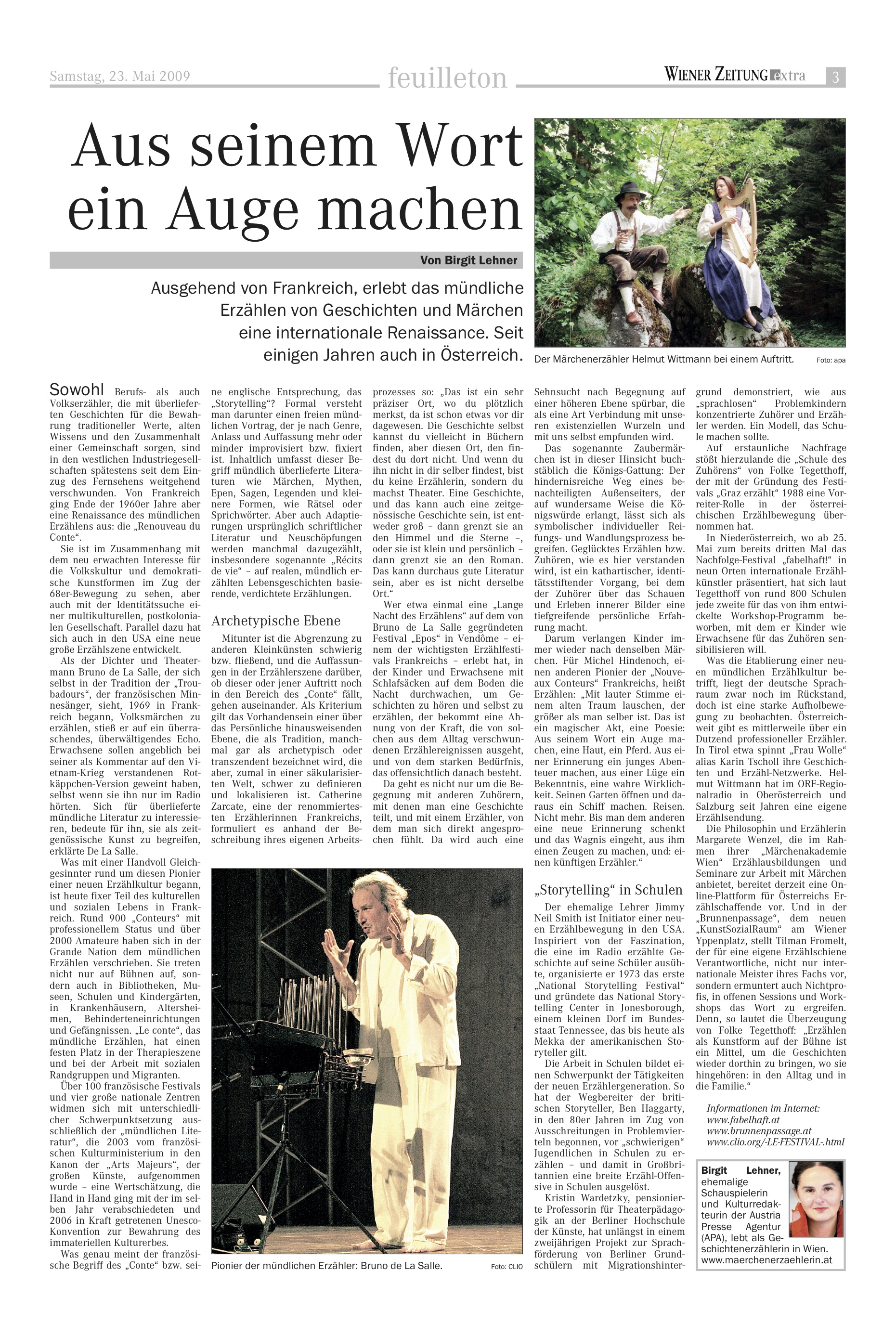 Wiener Zeitung Extra 23.5.2009